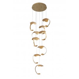 0104607 PDC 1291-9 GD ΠΟΛΥΦΩΤΟ ΝΟΥΦΑΡΟ  ΜΕΤΑΛΛΙΚΟ ΧΡΥΣΟ LED