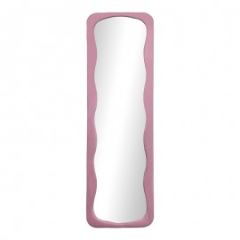 233-000047 Καθρέπτης δαπέδου Lezour pakoworld βελούδο σε σάπιο μήλο απόχρωση 50x5x170εκ