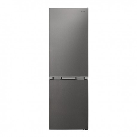 Sharp SJ-NBA21DMXPE Ψυγειοκαταψύκτης 331lt Total NoFrost Υ186xΠ60xΒ65εκ. Inox  E
