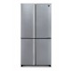 Sharp SJ-MP780DBS Ψυγείο Ντουλάπα 572lt No Frost Υ183xΠ89.2xΒ77.1cm Inox E