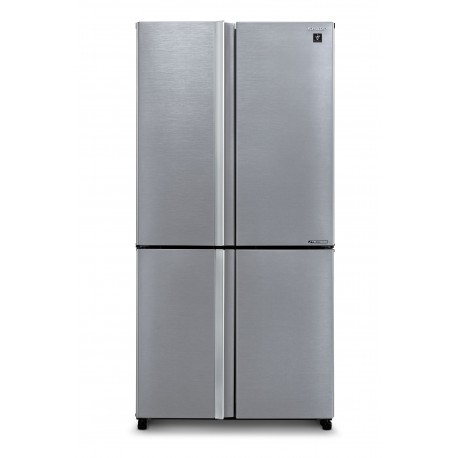 Sharp SJ-MP780DBS Ψυγείο Ντουλάπα 572lt No Frost Υ183xΠ89.2xΒ77.1cm Inox E