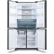 Sharp SJ-MP780DBS Ψυγείο Ντουλάπα 572lt No Frost Υ183xΠ89.2xΒ77.1cm Inox E
