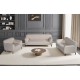 Ε9404,S2 VICTORIA Set Σαλόνι-Καθιστικό Πολυθρόνα-2Θέσιος-3Θέσιος, Ύφασμα Μπεζ