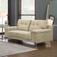 Ε965,24 NOTE Kαναπές Σαλονιού - Καθιστικού 2Θέσιος, Ύφασμα Water Repellent Μπεζ