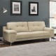 Ε965,34 NOTE Kαναπές Σαλονιού - Καθιστικού 3Θέσιος, Ύφασμα Water Repellent Μπεζ