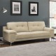 Ε965,34 NOTE Kαναπές Σαλονιού - Καθιστικού 3Θέσιος, Ύφασμα Water Repellent Μπεζ