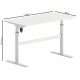 ΕΟ4397,2 LEVEL Γραφείο Η/Υ Ηλεκτρικό Ρυθμιζόμενο, Πολλαπλών επιλογών ύψους, Άσπρο