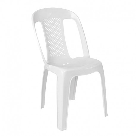 Ε3002,1 ELECTRA Καρέκλα Στοιβαζόμενη, ΡΡ Άσπρο