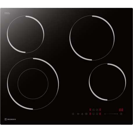 Morris Κεραμική Εστία με Πλαίσιο Αυτόνομη με Λειτουργία Κλειδώματος 59x52εκ.