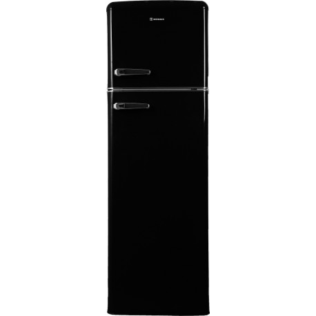 Morris MRS-31243BB Retro Ψυγείο Δίπορτο 246lt Υ166.5xΠ55xΒ61.5εκ. Μαύρο E