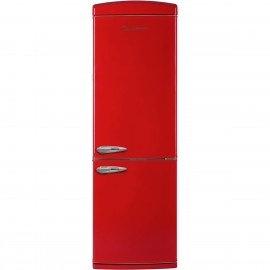 Morris MRS-31320R Retro Ψυγειοκαταψύκτης 330lt Total NoFrost Υ190.1xΠ60.5xΒ68.1εκ. Κόκκινος E