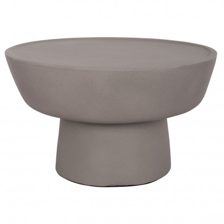 ΤΡΑΠΕΖΙ ΣΑΛΟΝΙΟΥ PIRSON HM18155.03 FIBER CEMENT ΣΕ ΓΚΡΙ--Φ60x36Υεκ.