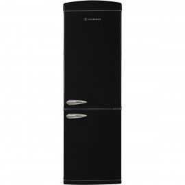 Morris MRS-31323B Retro Ψυγειοκαταψύκτης 330lt Total NoFrost Υ190.1xΠ60.5xΒ68.1εκ. Μαύρος E