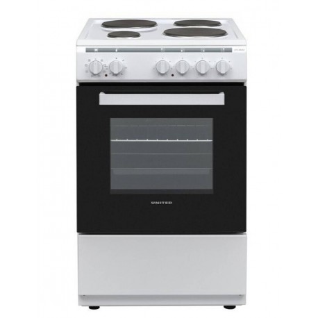 United UFC-68252 Κουζίνα 50lt με Εμαγιέ Εστίες Π50εκ. Λευκή A