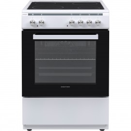 United UFV-68277T Κουζίνα 69lt με Κεραμικές Εστίες Π60εκ. Λευκή A