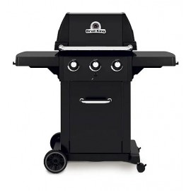 Broil King Royal 320 Shadow Ψησταριά Υγραερίου Μαντεμένιας Σχάρας 56x38εκ. με 3 Εστίες 8.8kW (8242-53SDW) + ΔΩΡΟ ΚΑΛΥΜΜΑ