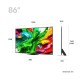 LG QNED evo 86QNED86A6A Smart Τηλεόραση 86" 4K UHD Mini LED HDR (2025) D