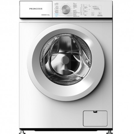 Princess WMBA6ND Πλυντήριο Ρούχων 6kg με Τεχνολογία Ατμού 1000 Στροφών A
