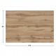 ΕΠΙΦΑΝΕΙΑ ΤΡΑΠΕΖΙΟΥ HPL ΟΡΘΟΓΩΝΙΑ HM5840.36 SONAMA OAK 120x80εκ.