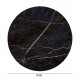 ΕΠΙΦΑΝΕΙΑ ΤΡΑΠΕΖΙΟΥ HPL ΣΤΡΟΓΓΥΛΗ HM5841.34 BLACK MARBLE Φ60εκ.