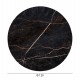 ΕΠΙΦΑΝΕΙΑ ΤΡΑΠΕΖΙΟΥ HPL ΣΤΡΟΓΓΥΛΗ HM6351.34 BLACK MARBLE Φ120εκ.