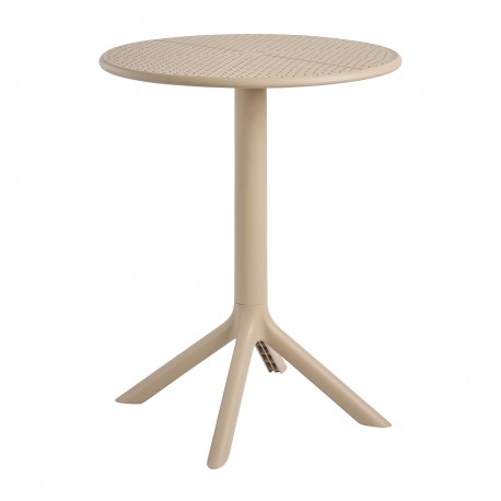 900-306 Τραπέζι Moreno Μόκα Φ60 x  x 76 Φ60xx76 εκ.