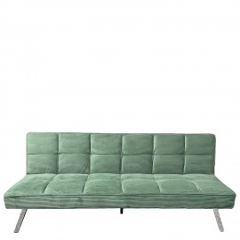15390008 Καναπές Κρεβάτι ArteLibre ELVORE Μέντα Ύφασμα/Ξύλο 190x83x74cm Πράσινο/Μέντα