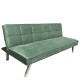 15390008 Καναπές Κρεβάτι ArteLibre ELVORE Μέντα Ύφασμα/Ξύλο 190x83x74cm Πράσινο/Μέντα