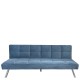 15390009 Καναπές Κρεβάτι ArteLibre ELVORE Μπλε Ύφασμα/Ξύλο 190x83x74cm Μπλε