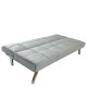 15390010 Καναπές Κρεβάτι ArteLibre ELVORE Γκρι Ύφασμα/Ξύλο 190x83x74cm Γκρι