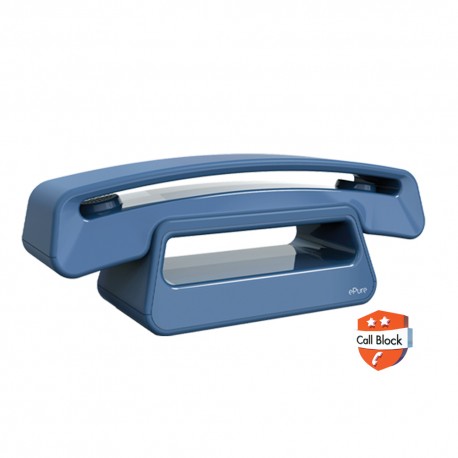 Ασύρματο τηλέφωνο με δυνατότητα αποκλεισμού κλήσεων ePURE ICONIC EWE ALCATEL μπλε