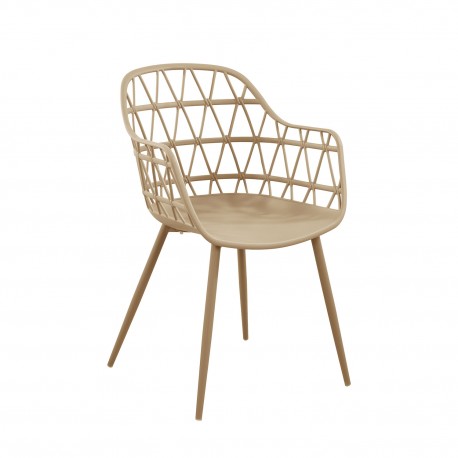 900-358 Καρέκλα NEON μόκα 56 x 56 x 85 56x56x85 εκ.