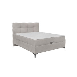 MM3051638 Κρεβάτι με αποθηκευτικό χώρο και στρώμα με ανεξάρτητα ελατήρια Korleone New μπεζ 140x200