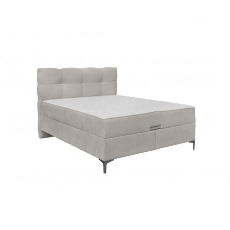 MM3051638 Κρεβάτι με αποθηκευτικό χώρο και στρώμα με ανεξάρτητα ελατήρια Korleone New μπεζ 140x200