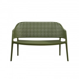 900-342 Καναπές CUBA-S λαδί 123 x 68 x 82 123x68x82 εκ.