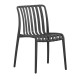 Ε3801,2Η MODA-H Καρέκλα Στοιβαζόμενη, PP - UV Protection, Απόχρωση Ανθρακί