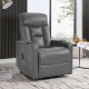 Ε9735,3 NANCY Lift-Relax Πολυθρόνα Σαλονιού - Καθιστικού, Ύφασμα Σκ.Γκρι (ηλεκτρική ανάκληση)