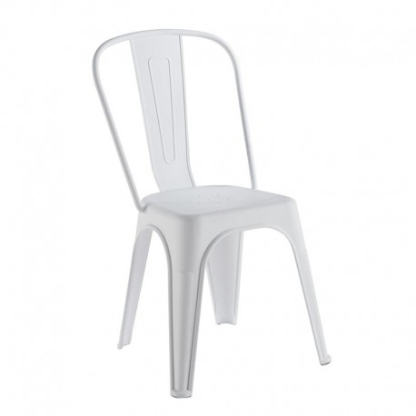 Ε51910 RELIX PP Καρέκλα Στοιβαζόμενη, PP Απόχρωση Άσπρο