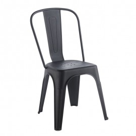Ε51910,1 RELIX PP Καρέκλα Στοιβαζόμενη, PP Απόχρωση Μαύρο