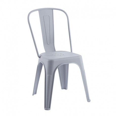 Ε51910,4 RELIX PP Καρέκλα Στοιβαζόμενη, PP Απόχρωση Γκρι