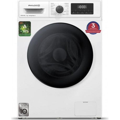 Philco PWM 714A Πλυντήριο Ρούχων 7kg με Τεχνολογία Ατμού 1400 Στροφών BLDC Inverter A