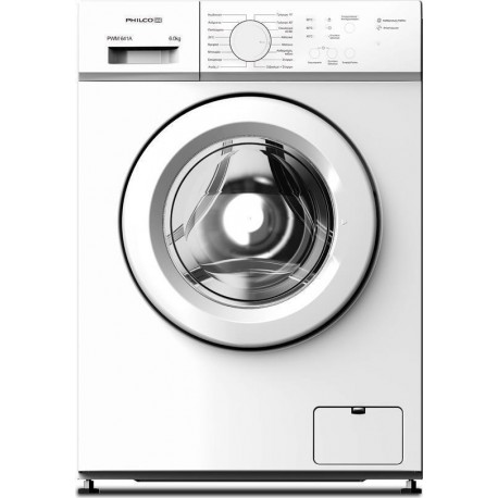Philco PWM 641A Πλυντήριο Ρούχων 6kg με Τεχνολογία Ατμού 1000 Στροφών Α