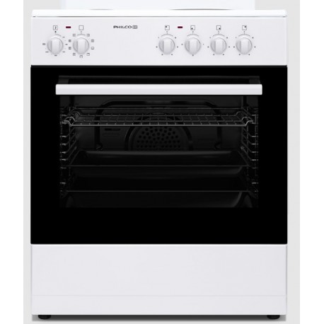 Philco PE 6041W Κουζίνα 60lt με Εμαγιέ Εστίες Π59.8εκ. Λευκή A