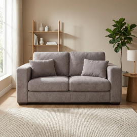 0013.MS09BG2 Brussels διθέσιος καναπές 181x93x86εκ. Σκούρο Μπεζ  Σκούρο Μπεζ 181x93εκ. Ύψος : 86εκ.