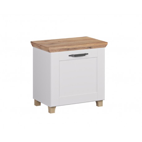 750366 Παπουτσοθήκη χαμηλή CONTEMPO artisan/ λευκό 60x39x59,5