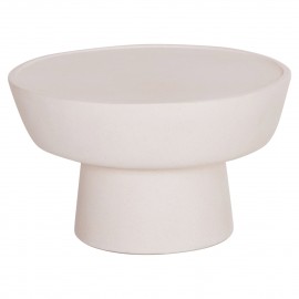 ΤΡΑΠΕΖΙ ΣΑΛΟΝΙΟΥ PIRSON HM18155.02 FIBER CEMENT ΣΕ ΛΕΥΚΟ--Φ60x36Υεκ.