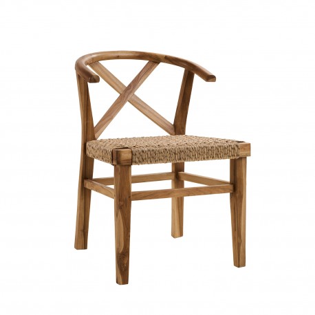 901-039 Καρέκλα MARILIA φυσικό 54 x 65 x 79 54x65x79 εκ.