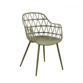 900-359 Καρέκλα NEON λαδί 56 x 56 x 85 56x56x85 εκ.