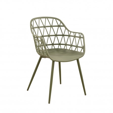 900-359 Καρέκλα NEON λαδί 56 x 56 x 85 56x56x85 εκ.