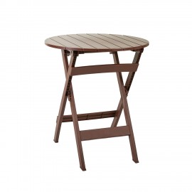 900-380 Τραπέζι Orbit καφέ Φ62 x  x 80 Φ62xx80 εκ.